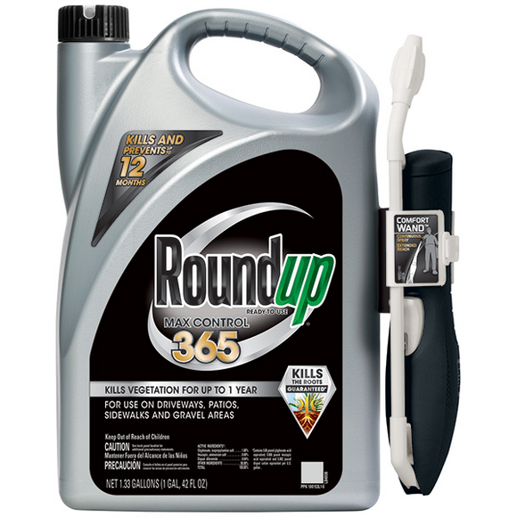 ROUNDUP 365 MAX CONTROL VEGETATION KILLER READY-TO-USE WAND 1.33 GAL