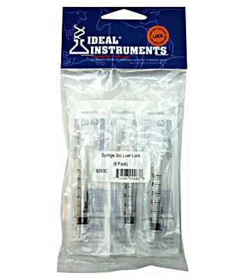 IDEAL® 3 ML DISPOSABLE SYRINGES LL RETAIL PACKAGE