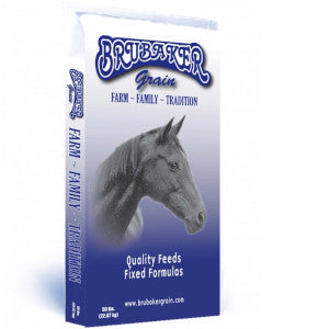 Brubaker Grain 12% Plus Pellet Horse Feed 50Lb