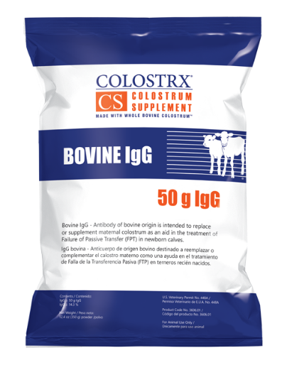 Colostrx CS Bovine 50 g IgG Colostrum Powdered Supplement (350 Grams Pack)
