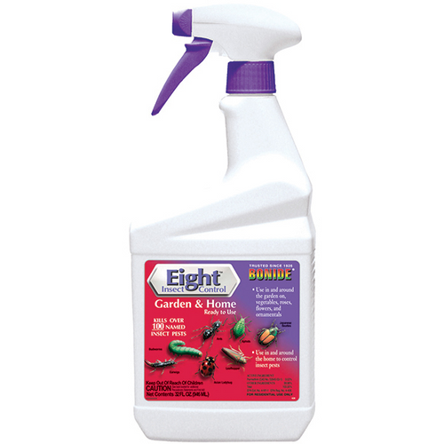 BONIDE EIGHT INSECT CONTROL GARDEN & HOME READY TO USE SPRAY 1 QT